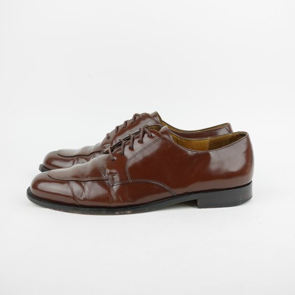 COLE HAAN Men\'s 11 Brown nutmeg leather oxfords dress business casual shoes